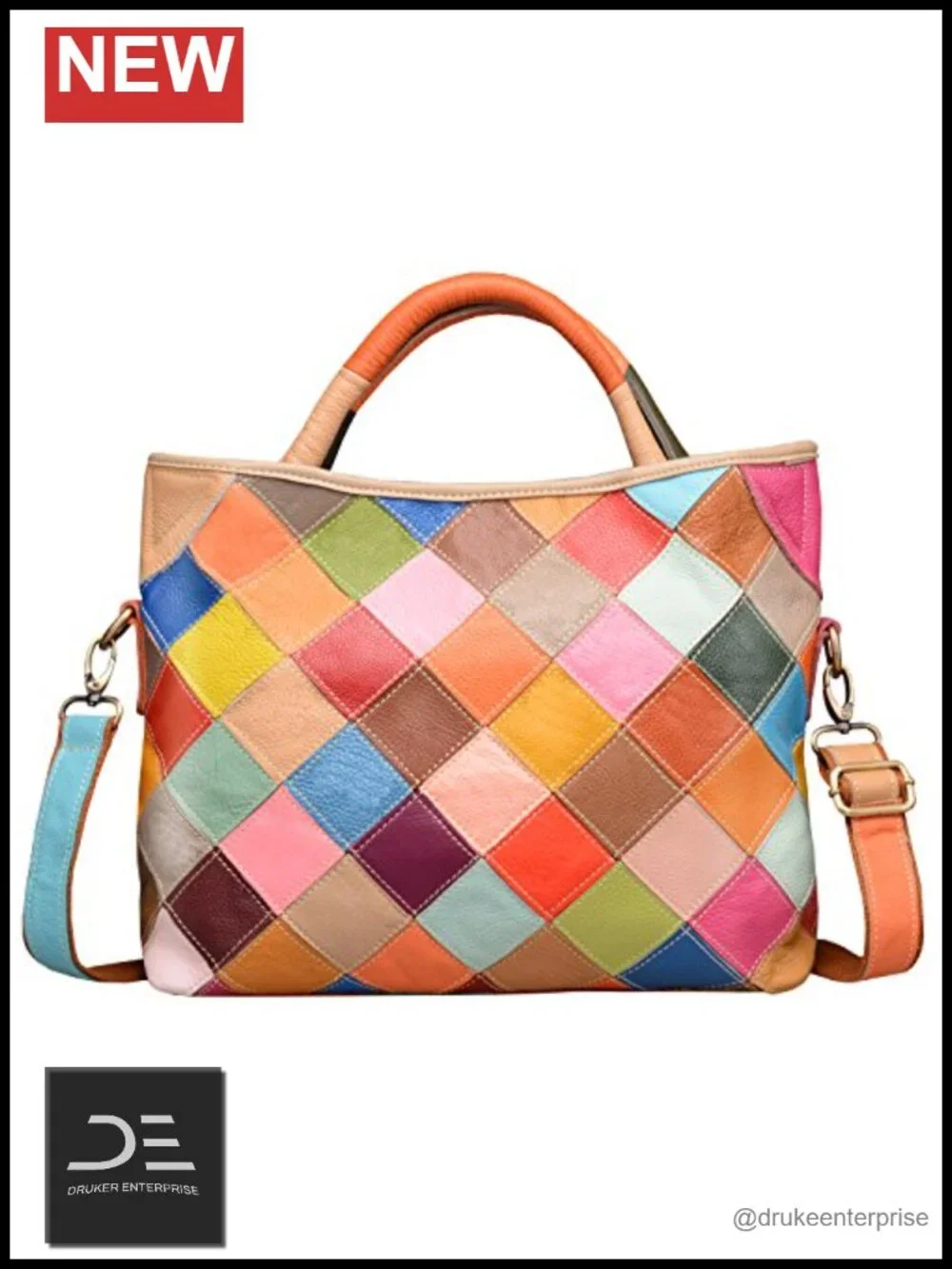 Genuine Leather Women's Hobo Shoulder Bag Large Tote with Adjustable Strap